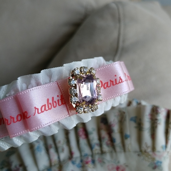 RoseMarie Seoir x Sanrio Marroncream princess ribbon rhinestone headband - Picture 2 of 10